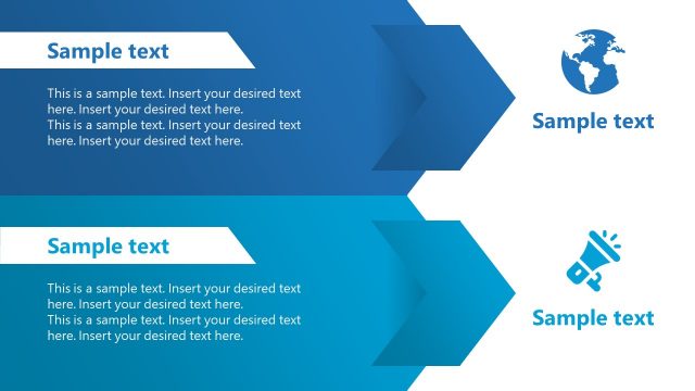 Animated 6-Item Slide Template for Presentation