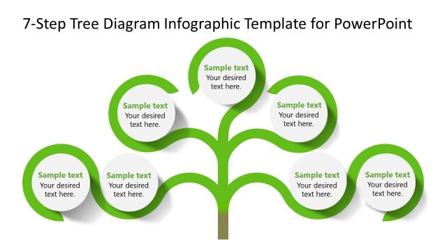 7-Step Tree Diagram Infographic Template for PowerPoint