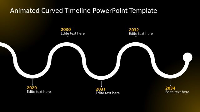 Animated Timeline Roadmap Diagram for PowerPoint