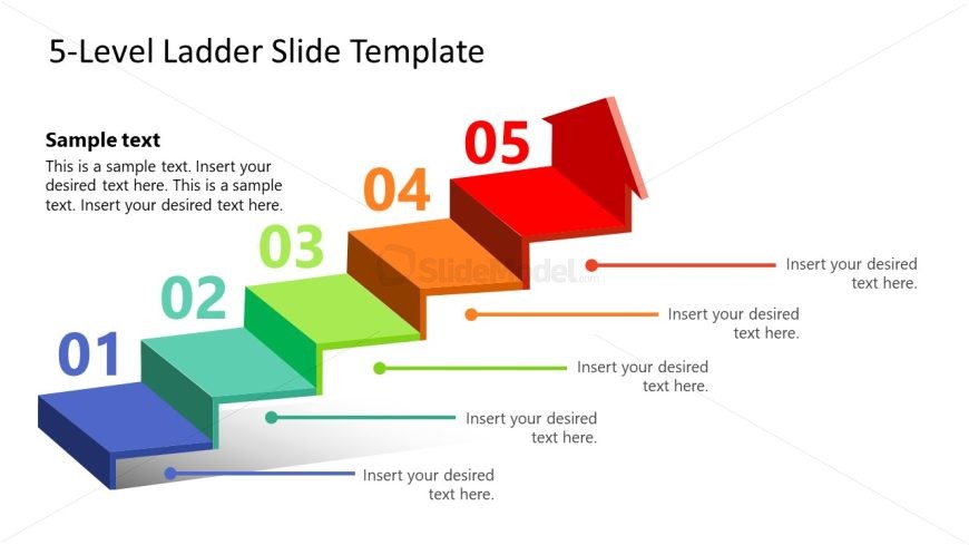 5-Level Ladder - 3D Diagram
