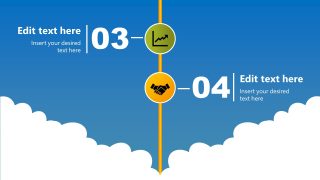 Rocket Lift-Off Timeline Presentation Slide Template