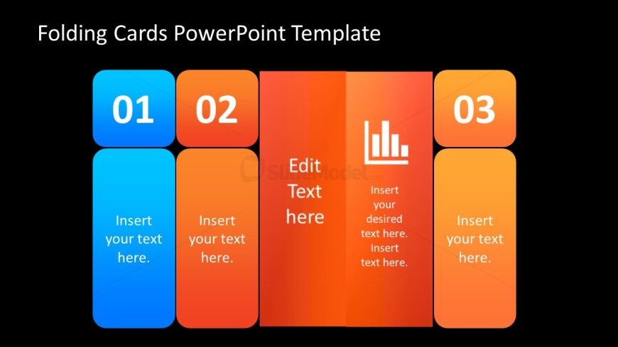Folding Cards Presentation Slide Template