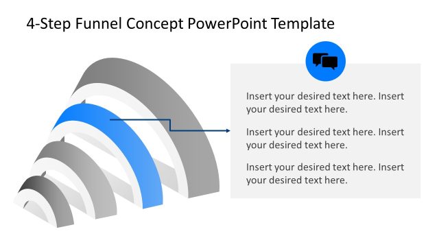 4-Step Funnel Concept PowerPoint Slide