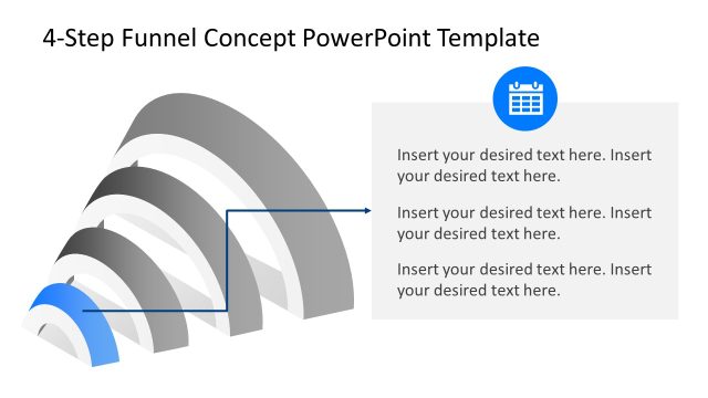 4-Step Funnel Concept Template for PowerPoint