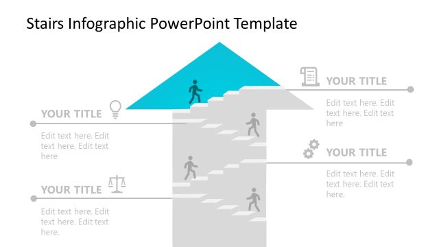 Stairs Infographic Template for PowerPoint