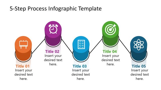 5-Step Process Infographic Presentation Template