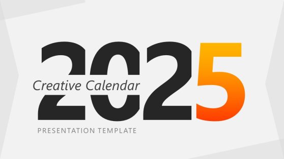 Creative Calendar 2025 Template for PowerPoint