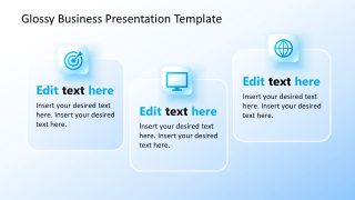 Glossy Business Overview PowerPoint Template 