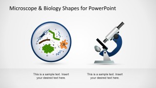 microscope & biology shapes for powerpoint - slidemodel microscope & biology shapes for powerpoint - slidemodel, Powerpoint templates