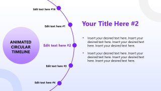 Animated Circular Timeline Template for PowerPoint 