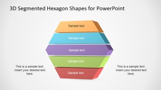 3D PowerPoint Slides Segmented