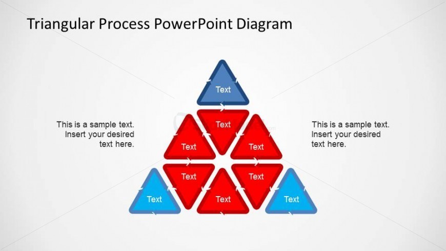 Hexagonal PowerPoint Shape Inside Triangle - SlideModel eye shape diagrams 