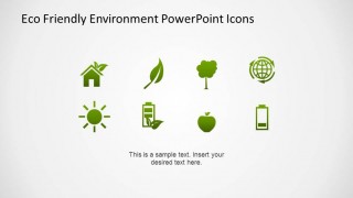 Green Gradient Environmental PowerPoint Icons