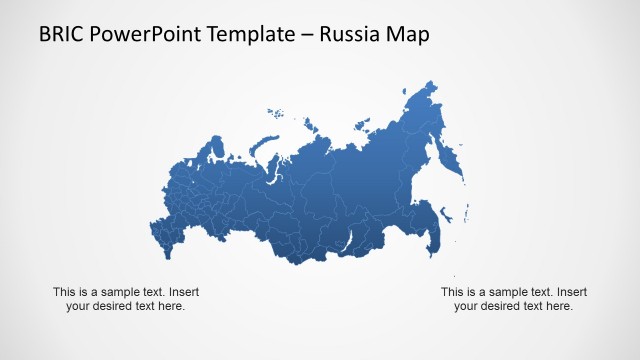Political Outline Russia PowerPoint Map
