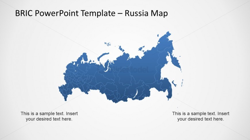 Карта рф для powerpoint