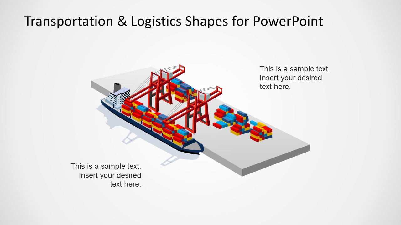 Port Logistics Maritime Slide Design For Powerpoint Slidemodel