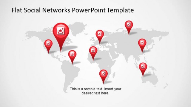 Instagram Popularity Around the World Slide