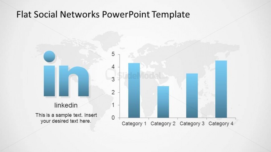 LinkedIn logo with Data Driven Chart Bar Chart Metrics