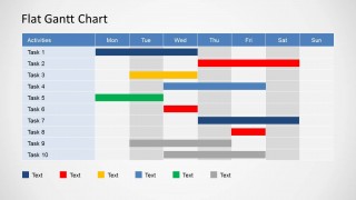 Simple Gantt Chart PowerPoint Template - SlideModel