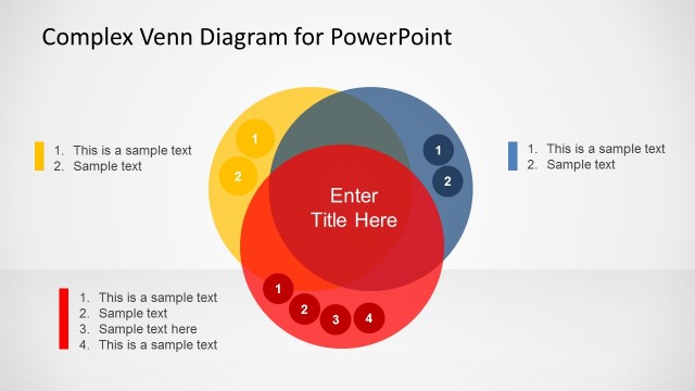 Complex Venn Diagram Design for PowerPoint