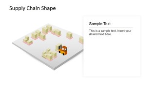 PowerPoint Shapes of Supply Chain Warehouse