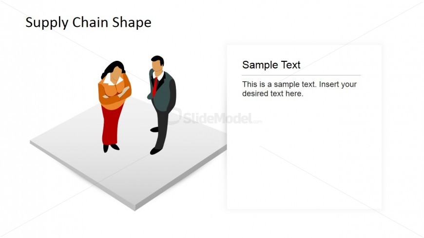 PowerPoint Editable Shapes of Man and Woman
