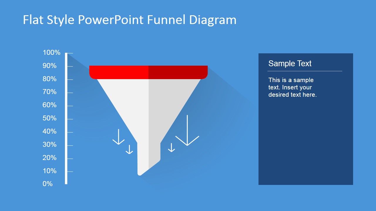PowerPoint Diagram Funnel Chart