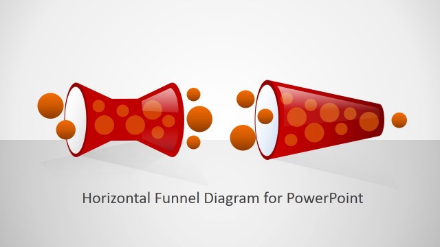 Horizontal Funnel Diagram for PowerPoint