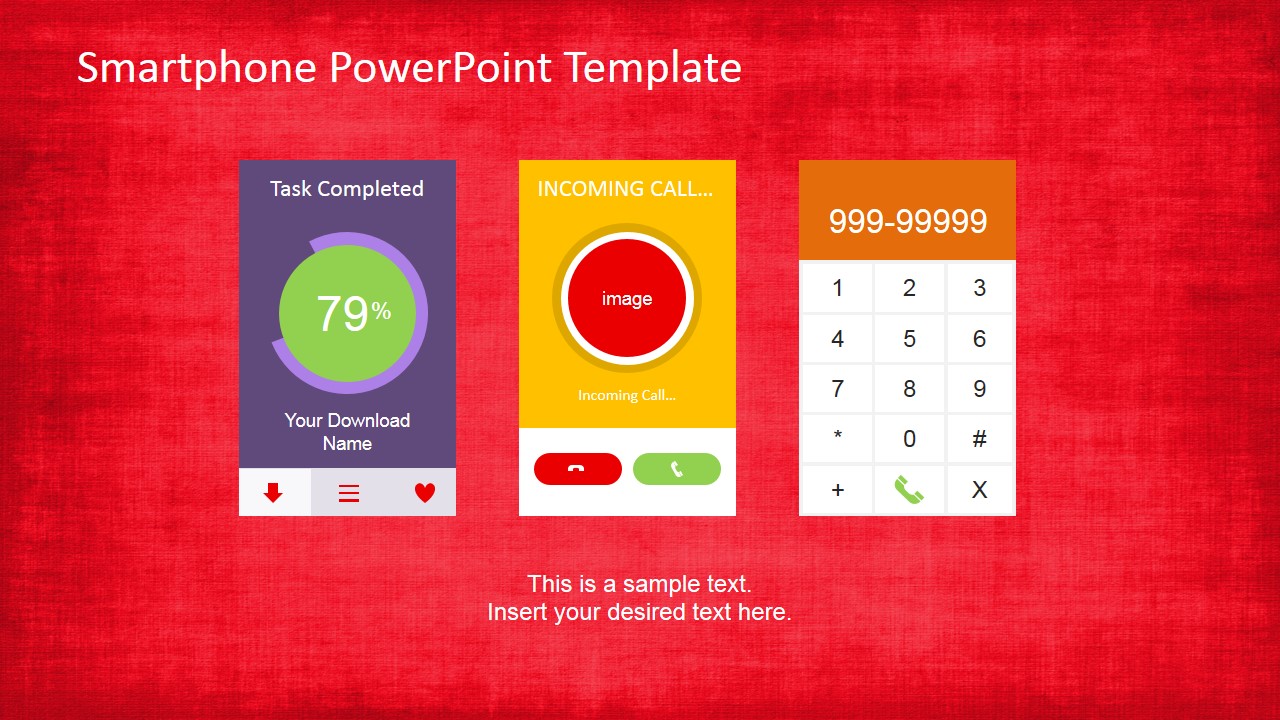 PowerPoint Shapes Featuring Smartphone Apps