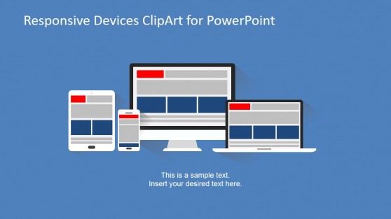 Responsive Devices ClipArt for PowerPoint