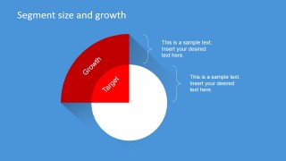 PowerPoint Slide Describing Segment Target and Growth