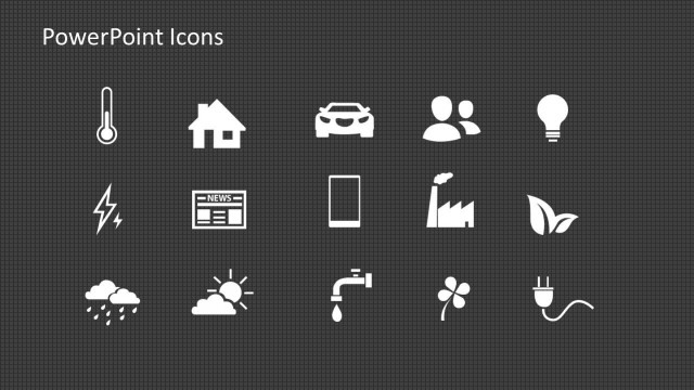 Energy PowerPoint Icons for Presentations
