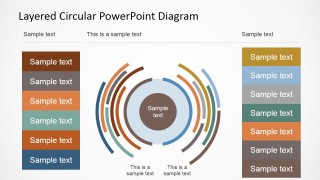 PowerPoint Staged Circular Diagram