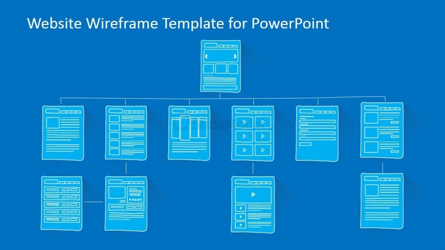 Mockup of Website Navigation Diagram