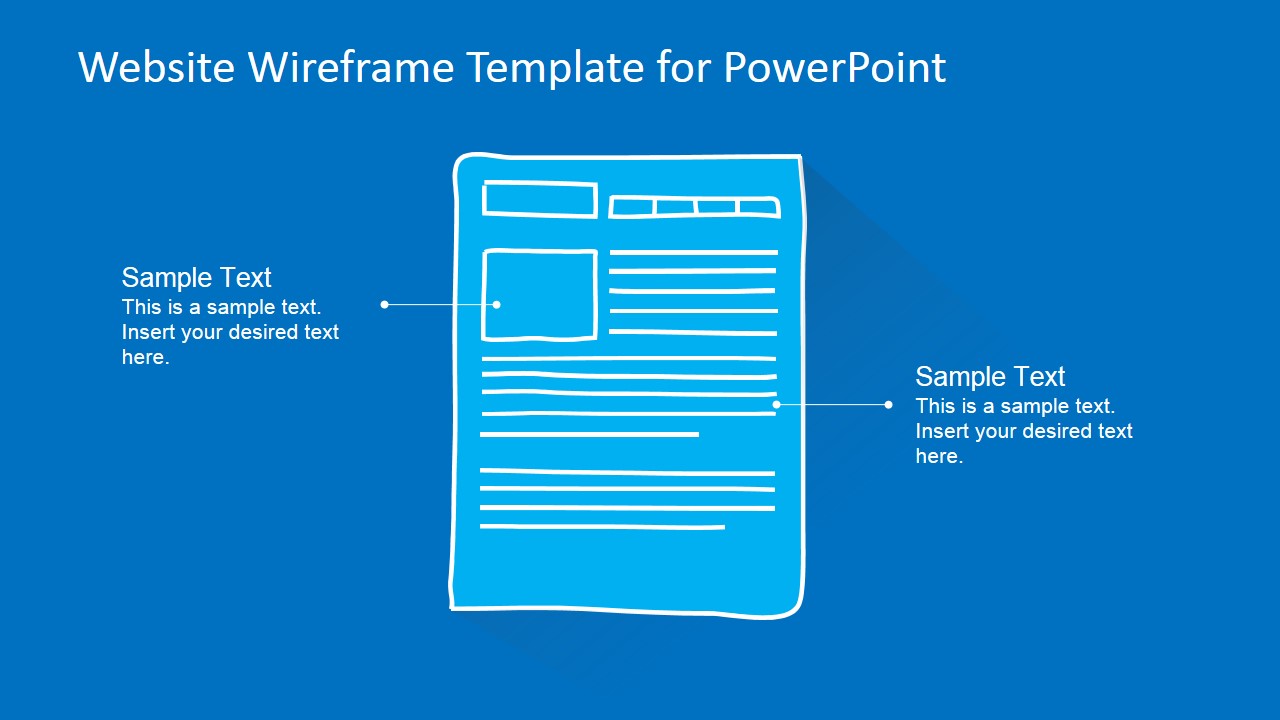 Download Website Wireframe Template For Powerpoint Slidemodel