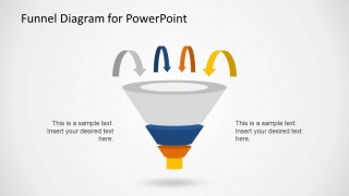 Sales Funnel Diagram Vector for PowerPoint