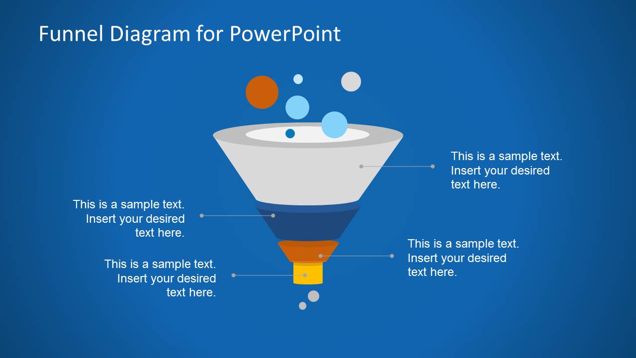 Creative Funnel Diagram Template For PowerPoint SlideModel