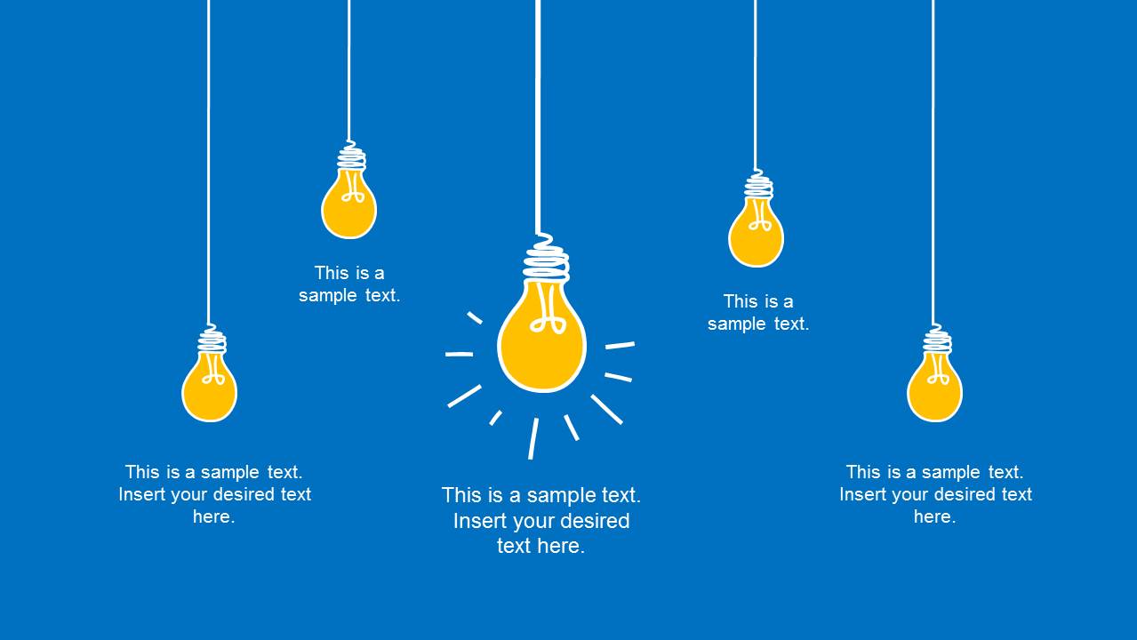 Hand Drawn Light Bulb Template For PowerPoint SlideModel