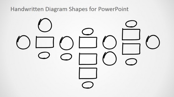 Tree Diagram Handwritten Outline Shapes