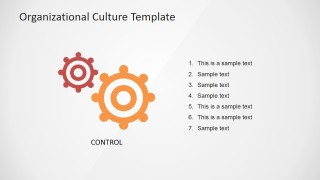 PowerPoint Control Organizational Culture Slide