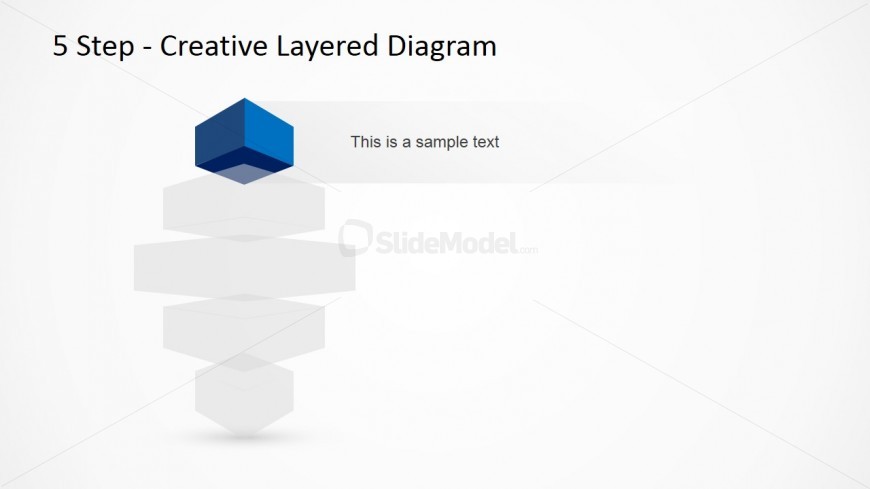 Vertical Layered Diagram Design for PowerPoint 1