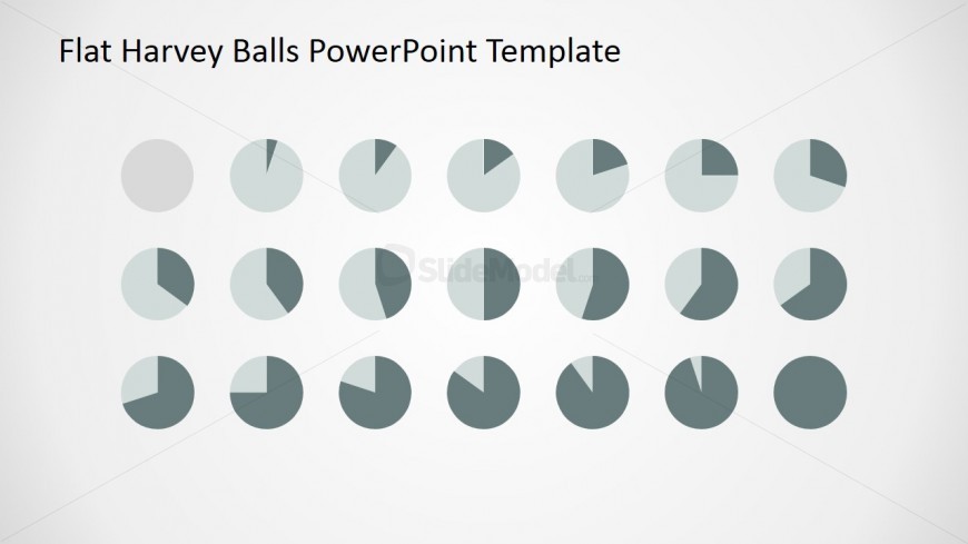 Harvey Ball PowerPoint Slide Design