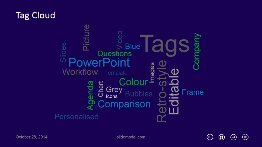 Tag Cloud Slide Design for PowerPoint