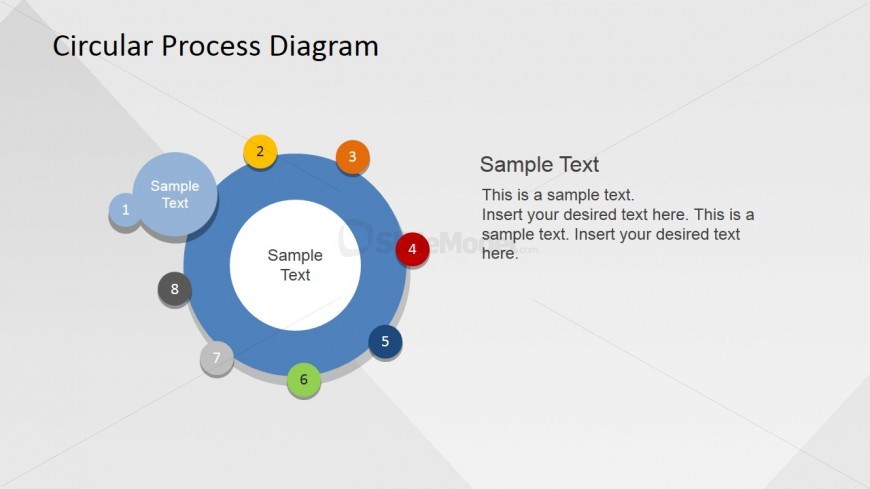 First Step Circular PowerPoint Presentation