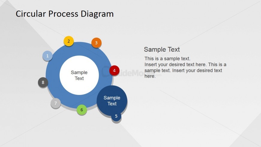 Circle Color Palette for Business Presentation
