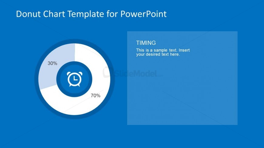 30/70 Donut Chart Design for PowerPoint