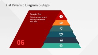 Pyramid Emphasizing Sixth Layer