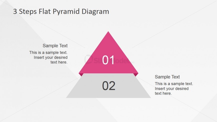 First Two Steps of Flat Pyramid