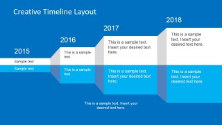 creative timeline layout for powerpoint slidemodel timeline layouts
