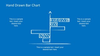 Comparison Hand Drawn Bar Chart for PowerPoint